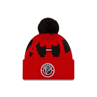 Atlanta Falcons Gorra | New Era NFL Alternate Cold Weather Sport Knit Beanie Mexico - Rojos